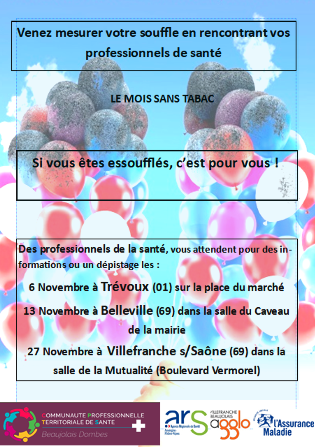 Venez mesurer votre souffle