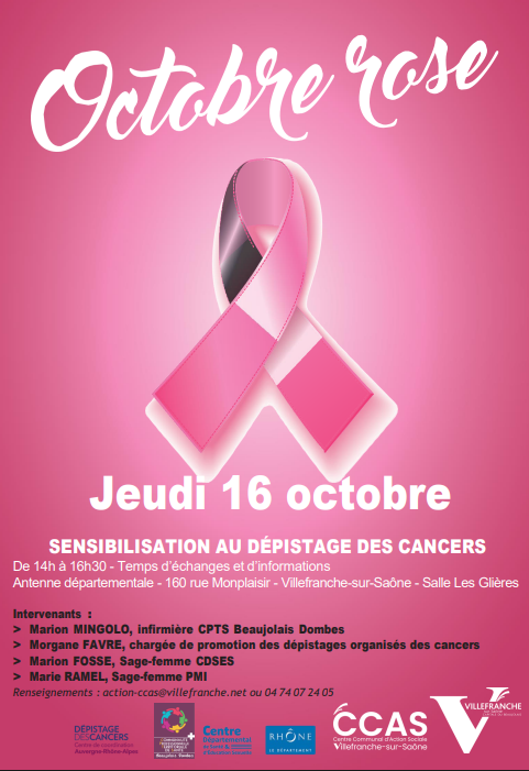 affiche octobre rose