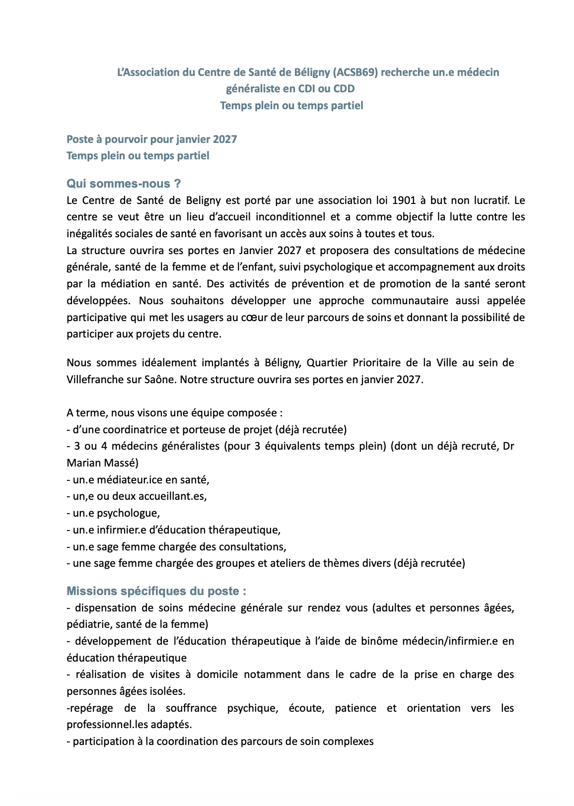 annonce