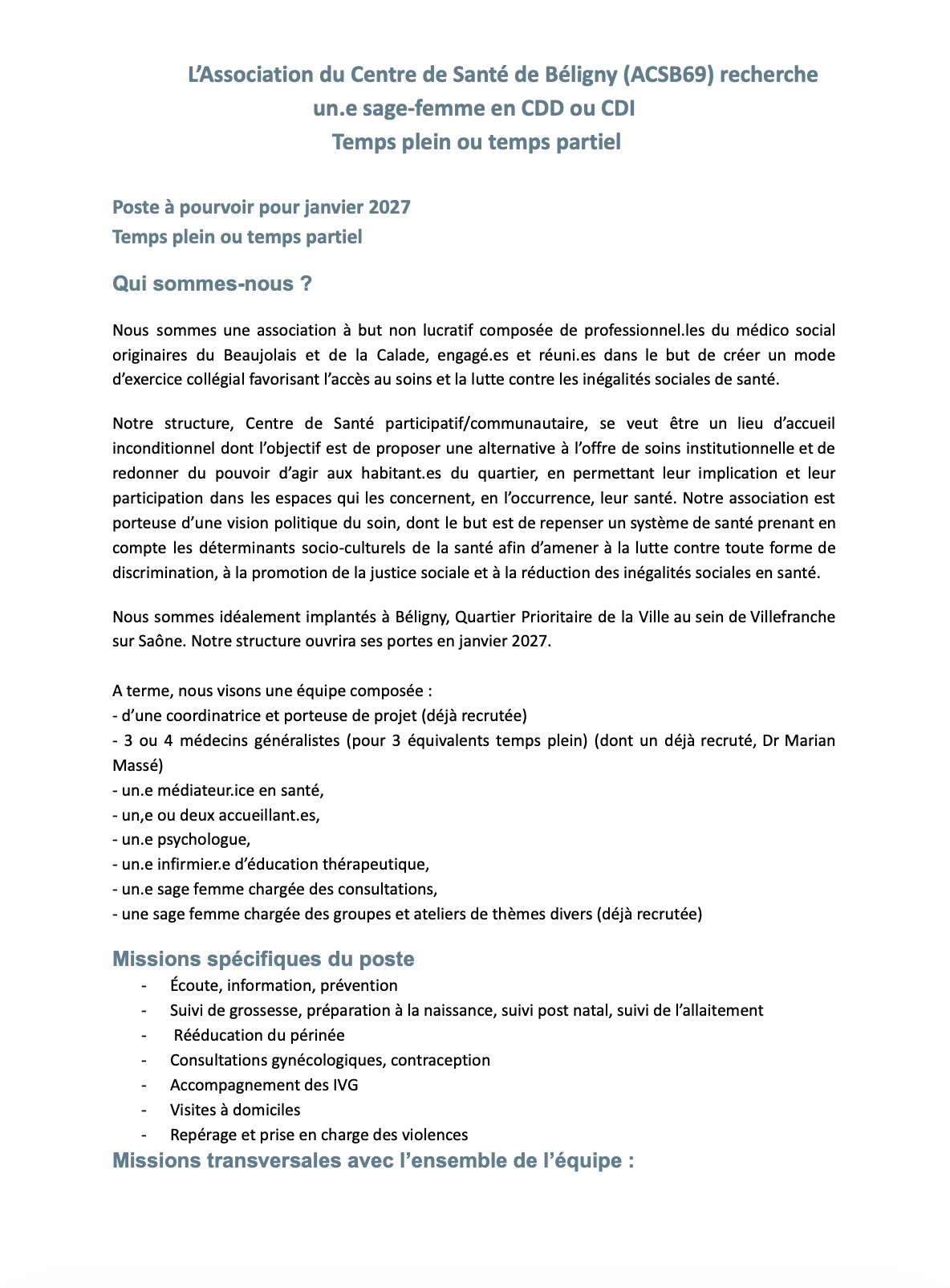 annonce