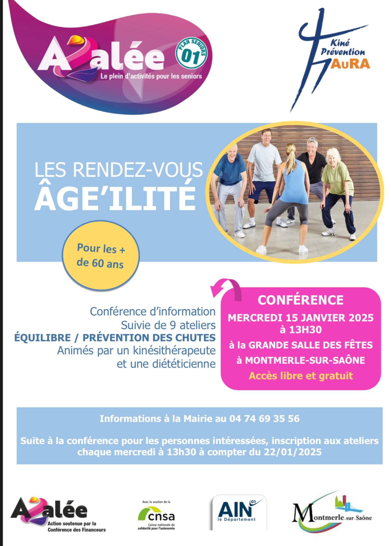 Pour vos vous, vos parents, vos grands-parents. Mieux vaut prévenir que guérir !
