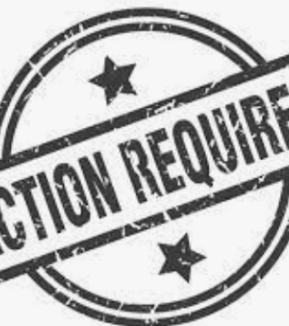action requise