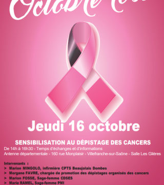 affiche octobre rose
